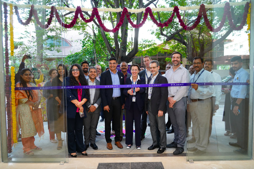 THALES EXPANDS FOOTPRINT IN INDIA WITH A SECOND OFFICE IN BENGALURU